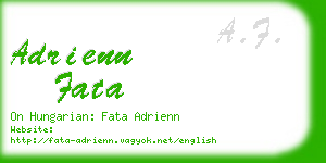 adrienn fata business card